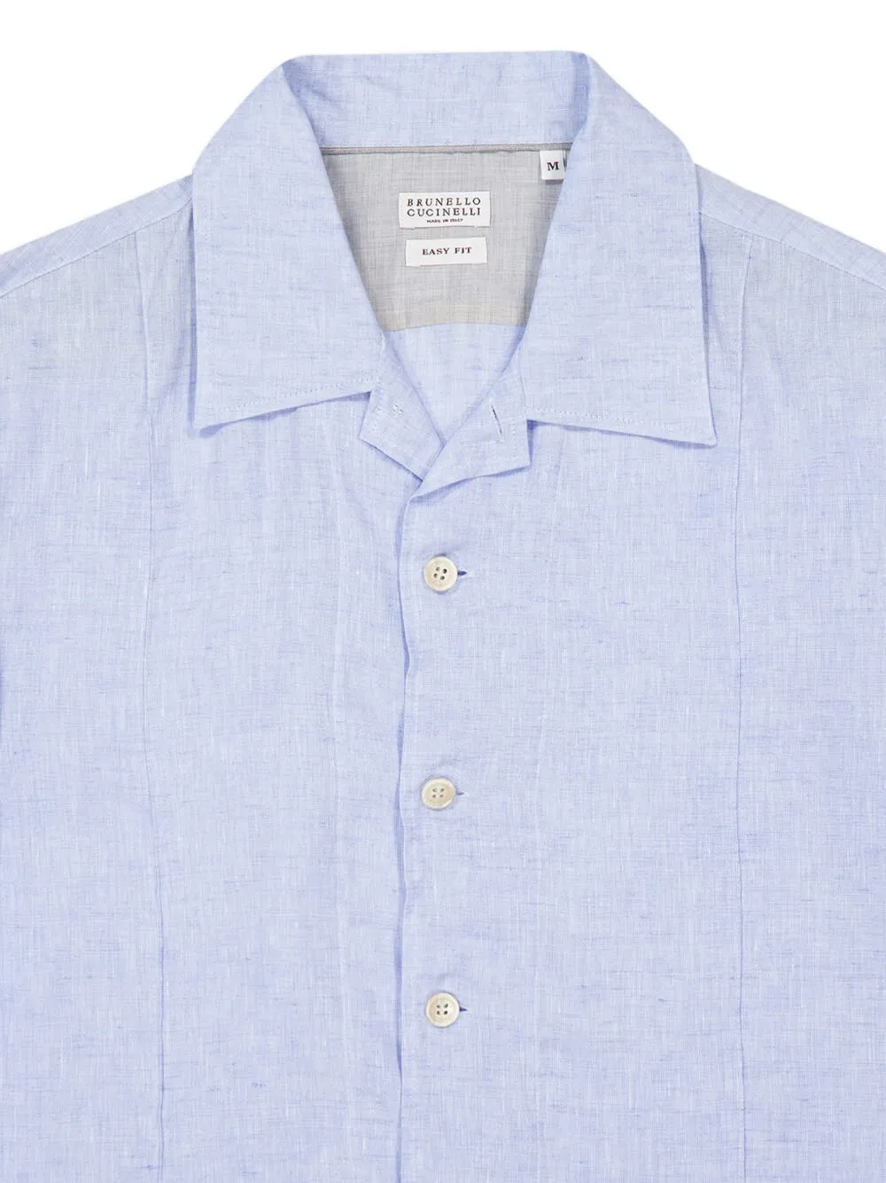 Brunello Cucinelli Linnen overhemd Blauw