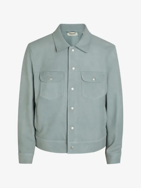 FRAME pocket leather jacket