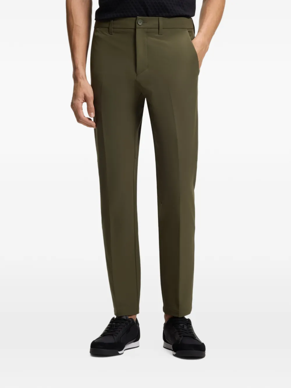 BOSS Skinny broek Groen