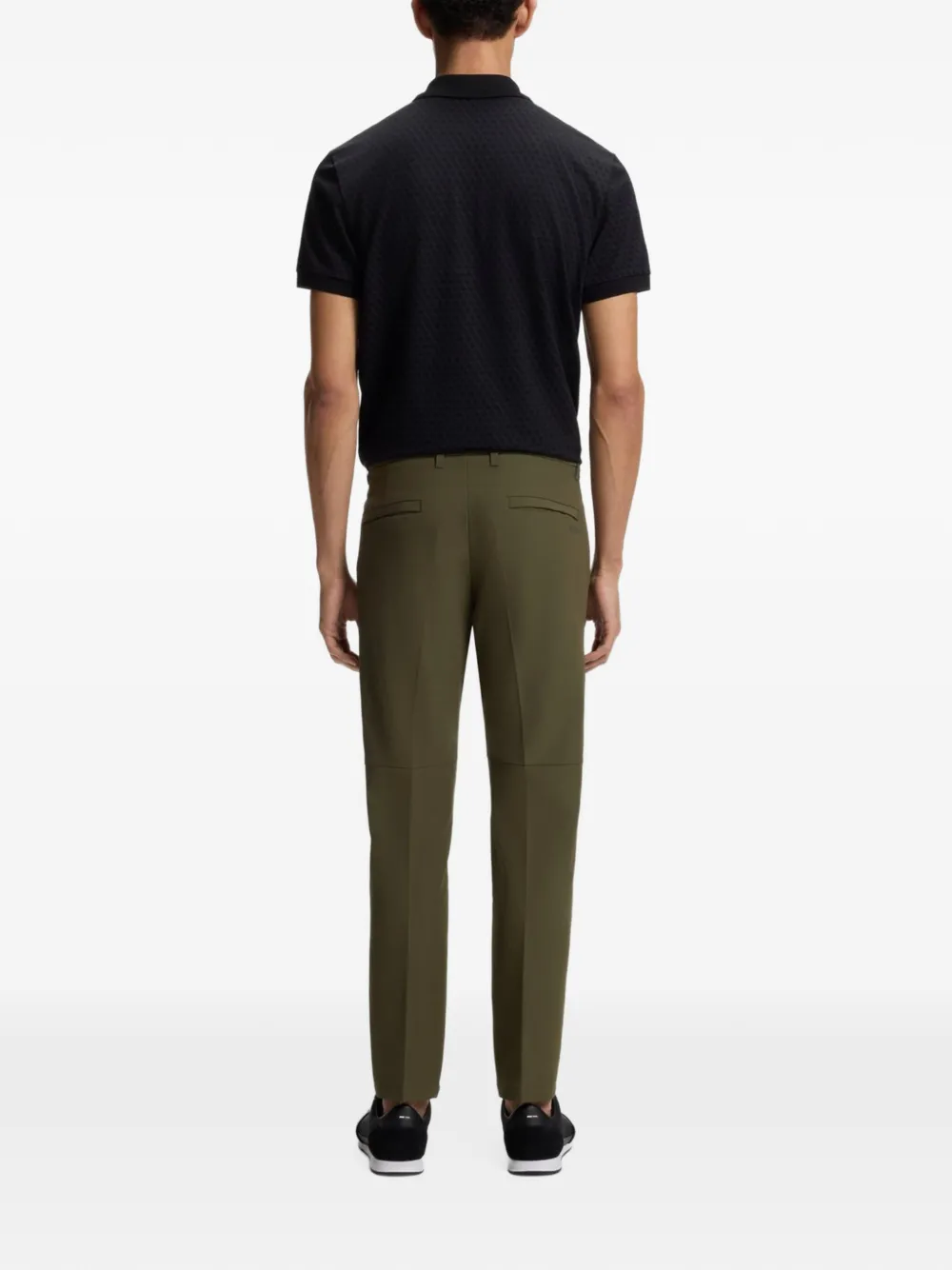 BOSS Skinny broek Groen