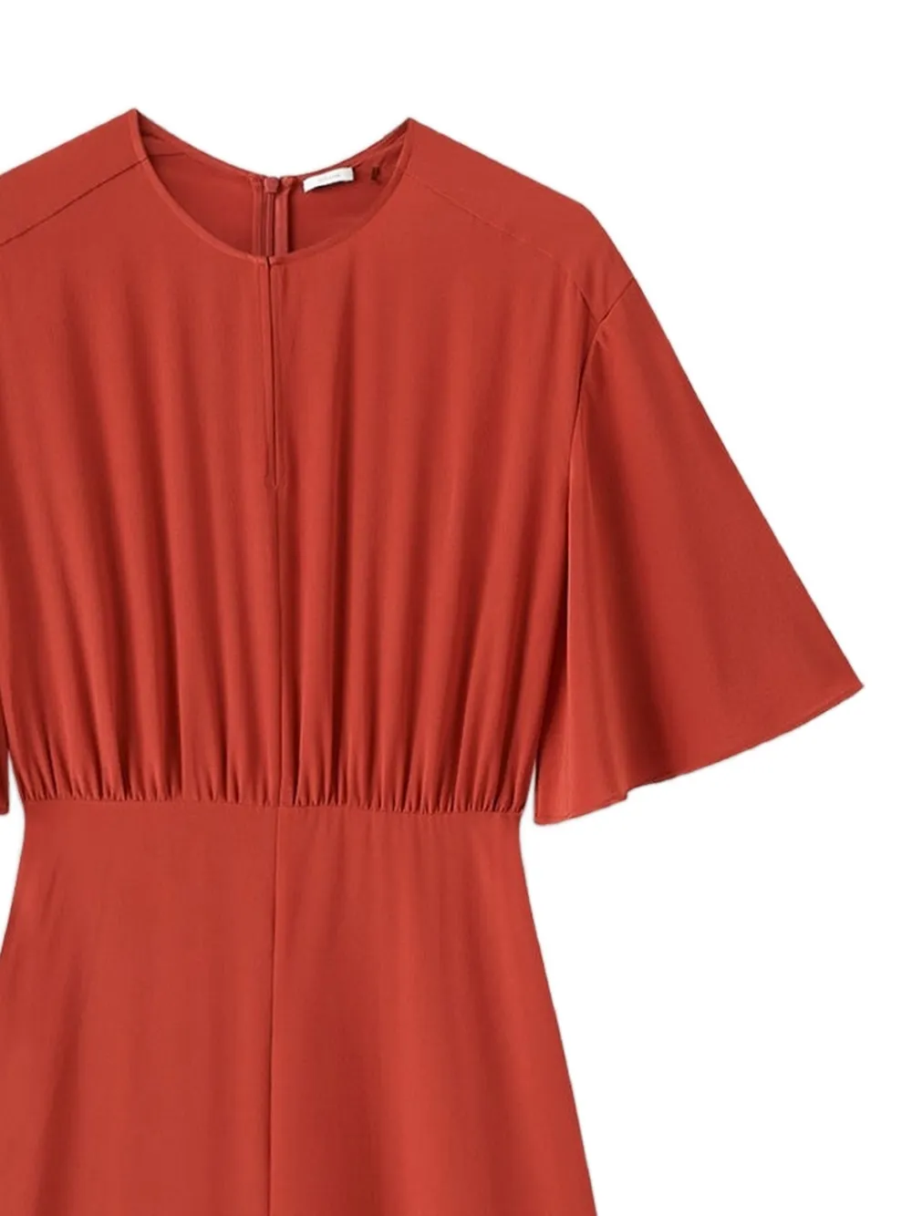 JOSEPH Silsila jurk met split Rood