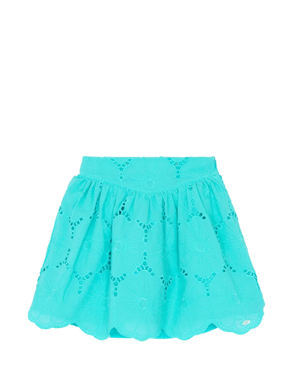 Tartine Et Chocolat floral-broderie skirt - Blu