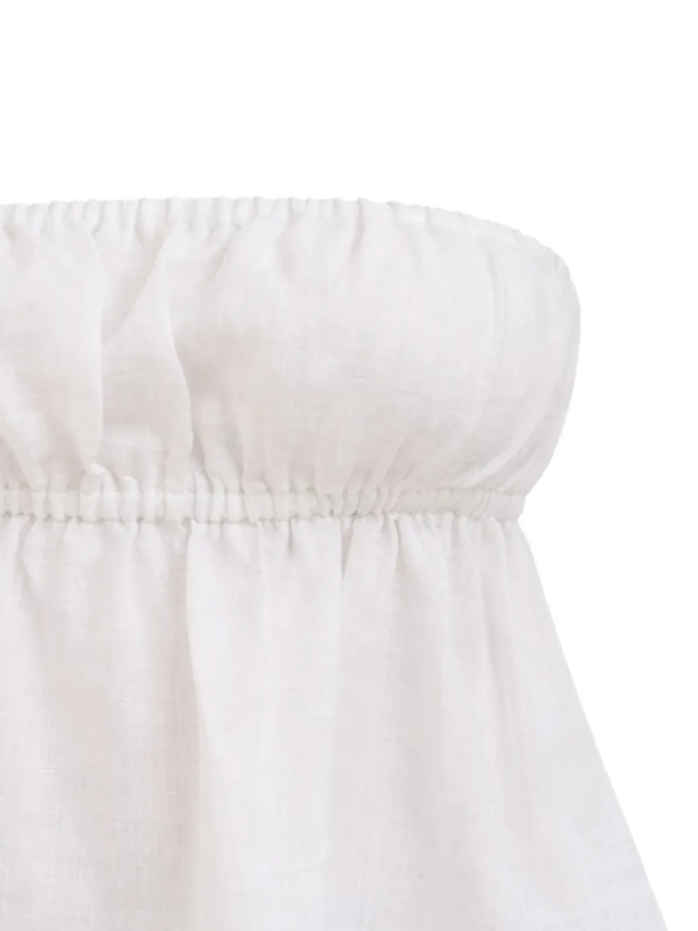  Reformation Inez Linen Top - White 