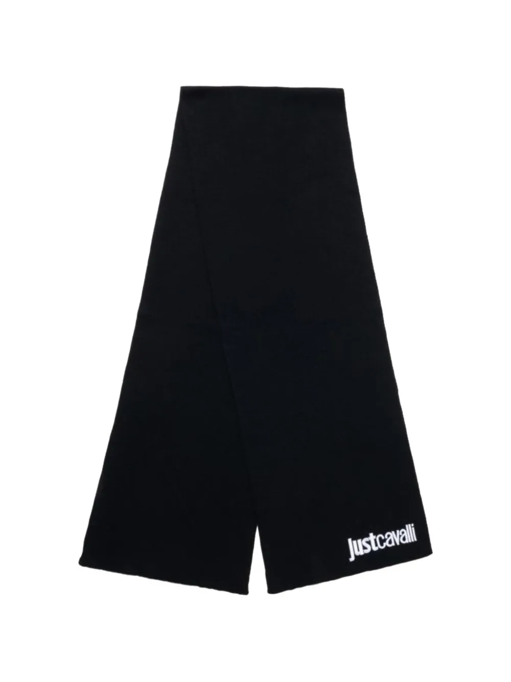 Just Cavalli logo scarf - Nero