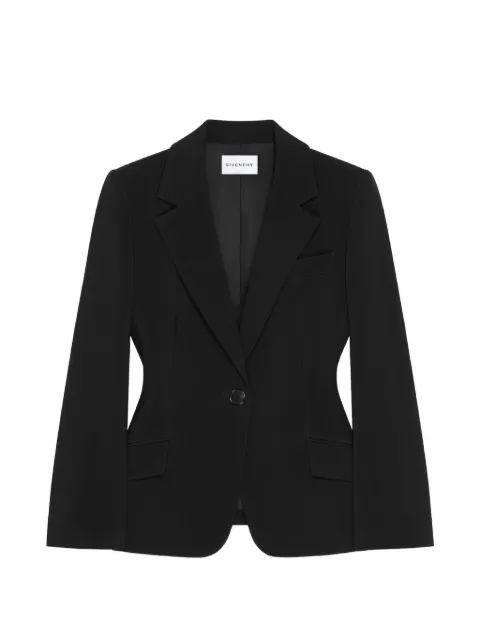 Givenchy single-breasted jacket in crepe cady