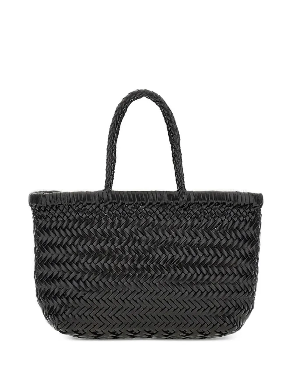 DRAGON DIFFUSION leather tote bag - Nero