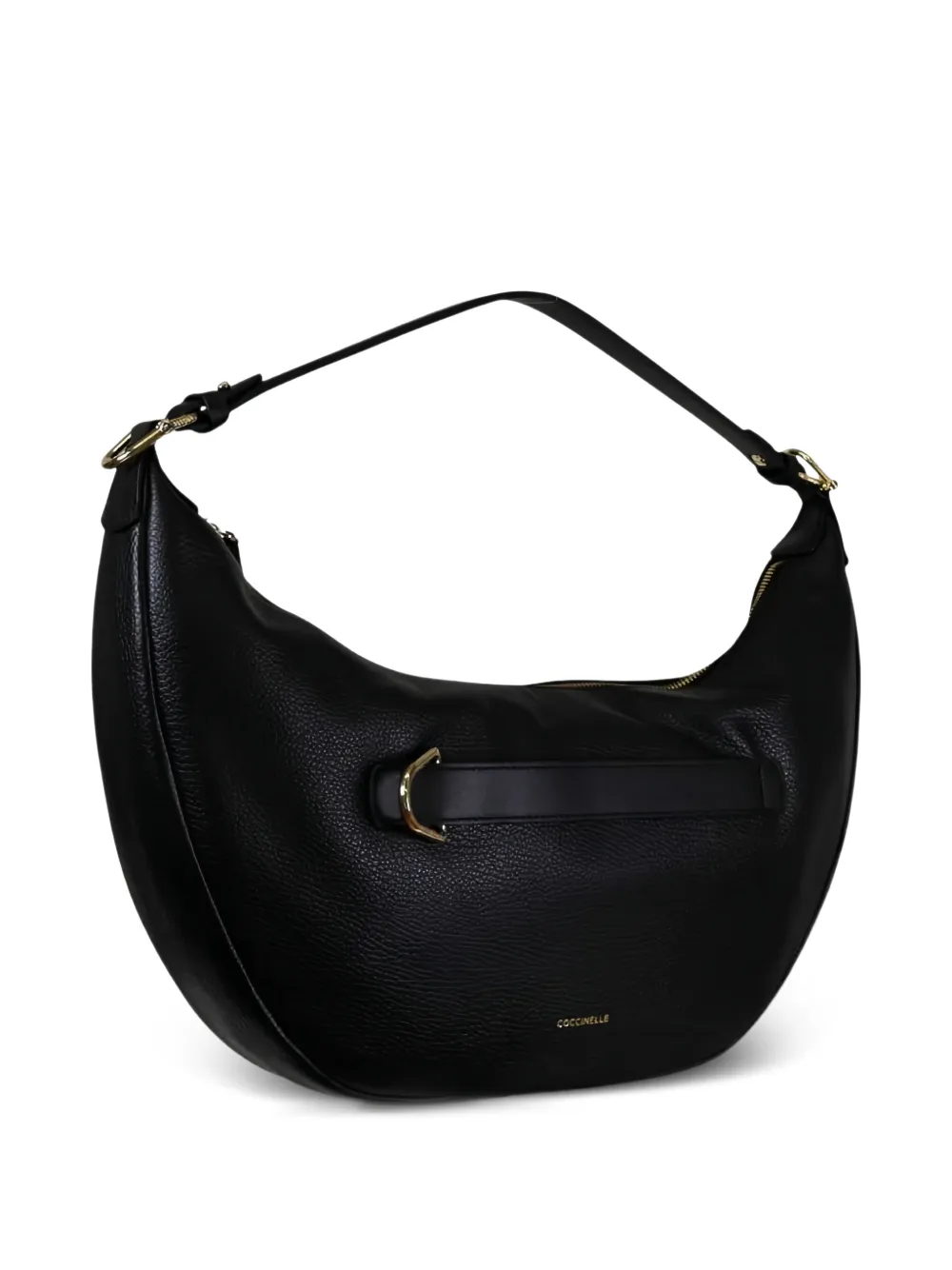 Coccinelle Paki zip hobo medium shoulder bag - Nero