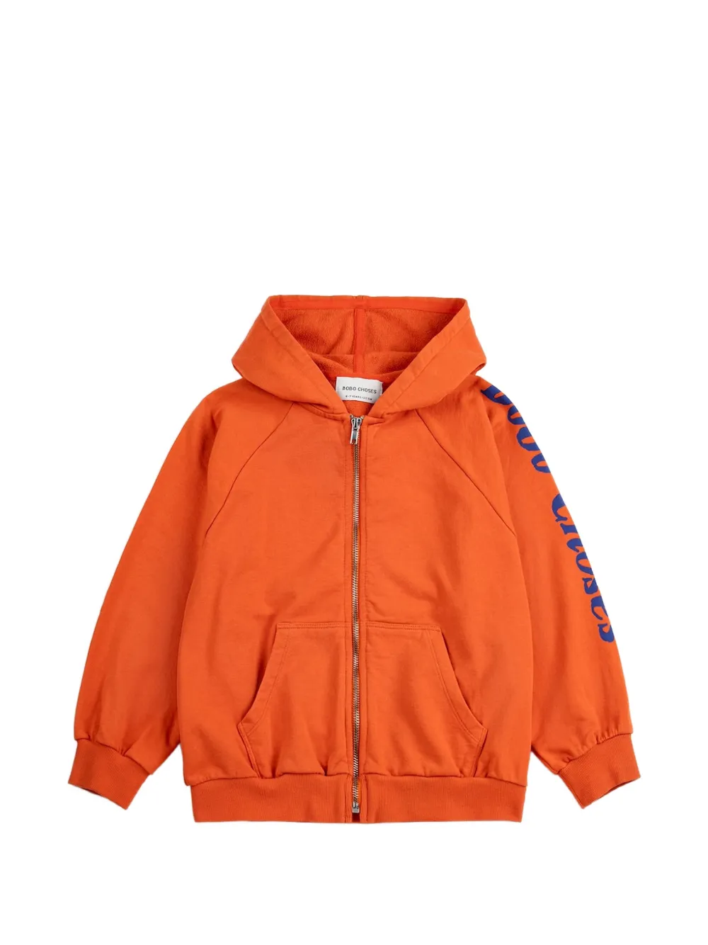 Bobo Choses hooded zipped sweatshirt - Arancione