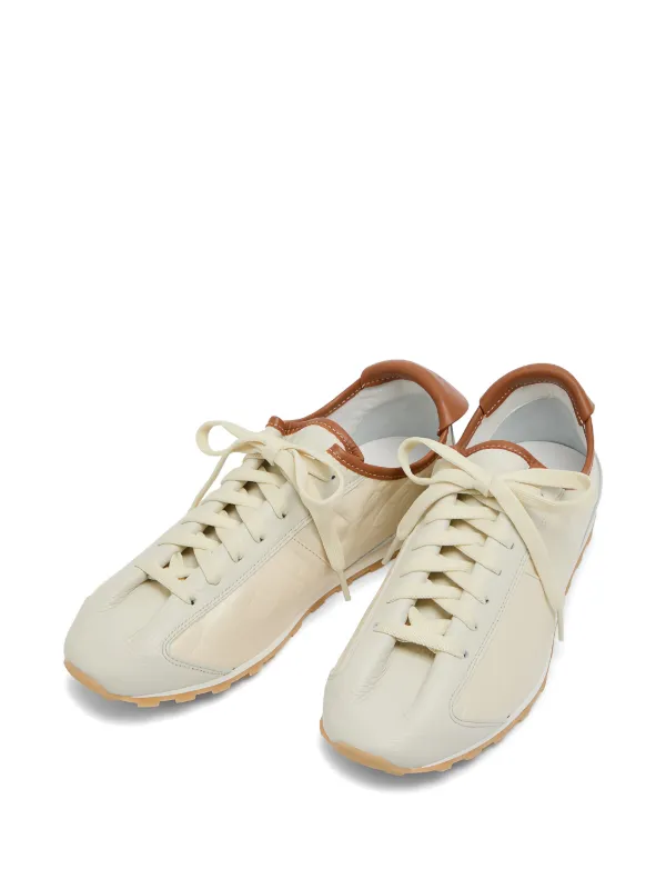 Jacquemus Textured lace-up Sneakers | Neutrals | FARFETCH