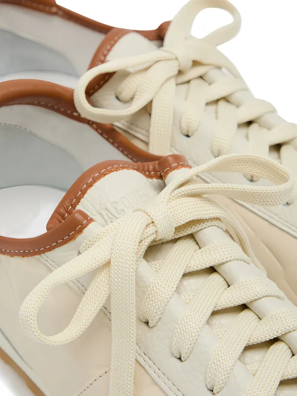 Jacquemus Textured lace-up Sneakers | Neutrals | FARFETCH