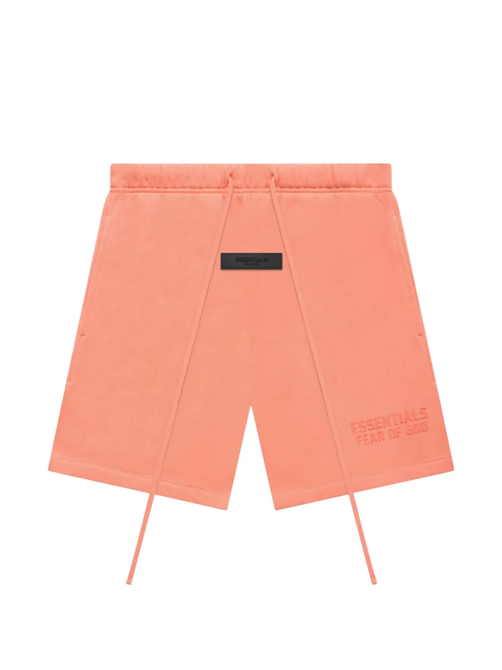 Essentials Kids' Logo-detail Shorts In Orange