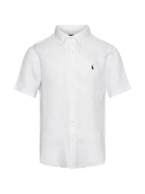 Polo Ralph Lauren short-sleeve Cotton Shirt | White | FARFETCH CA