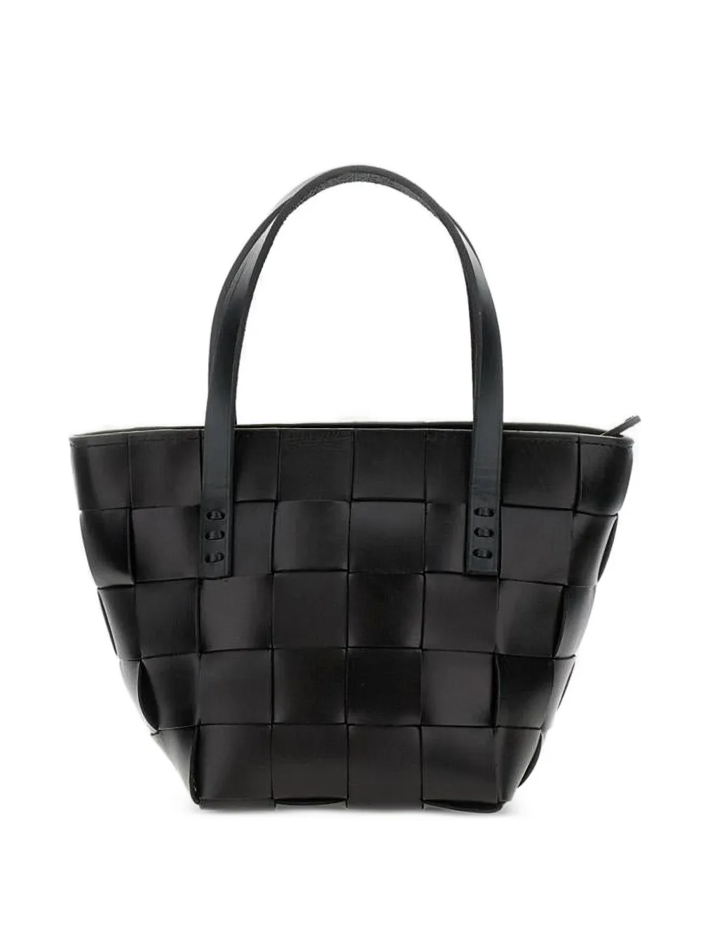 DRAGON DIFFUSION Japan cross-woven tote bag - Nero