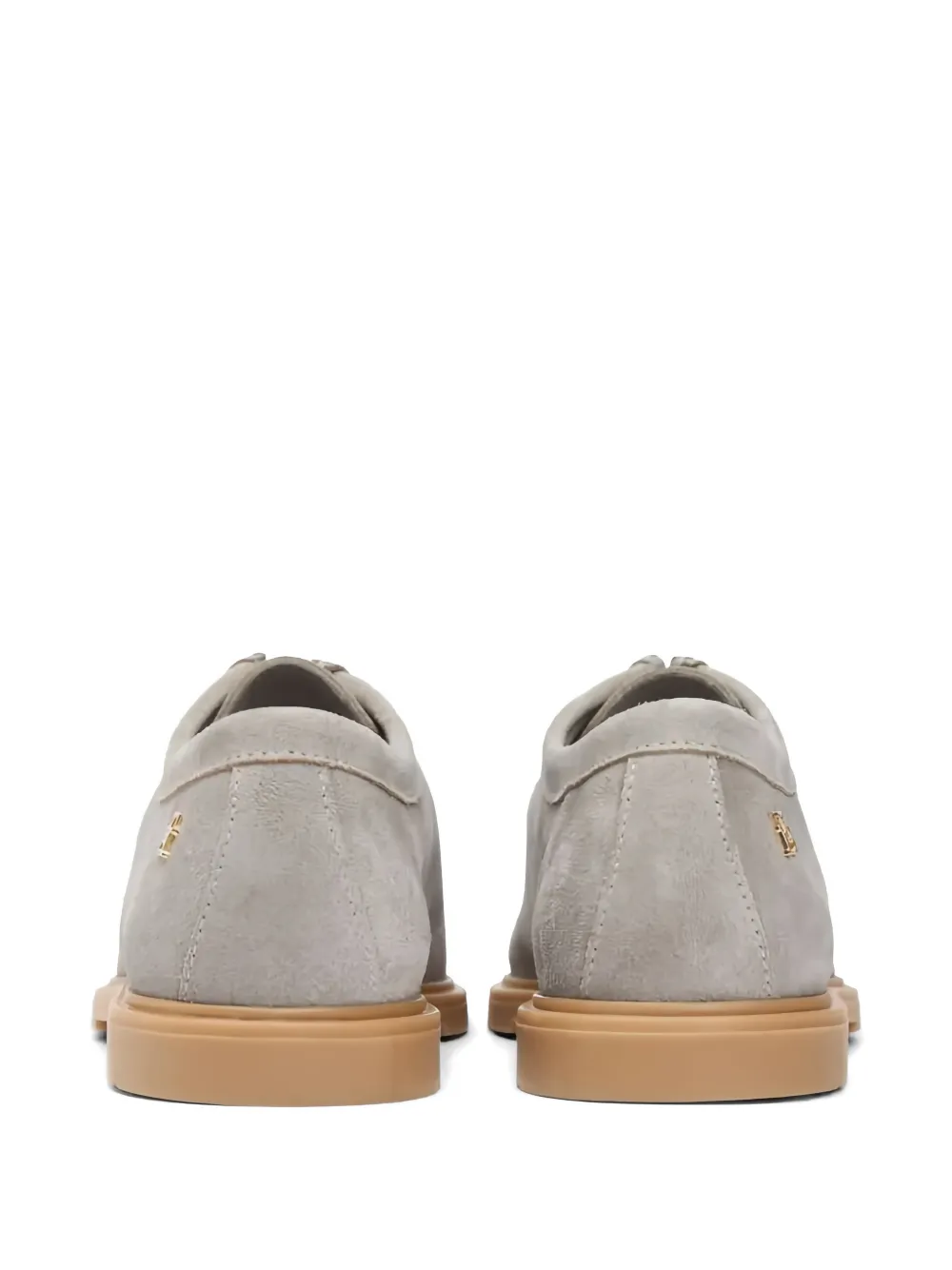 Tommy Hilfiger Platte veterschoenen met logo Grijs