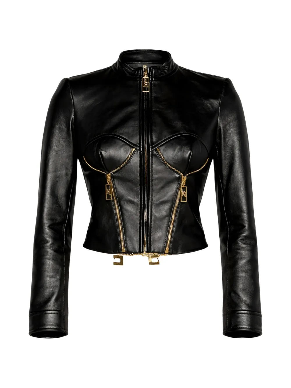 Elisabetta Franchi zipped jacket - Nero