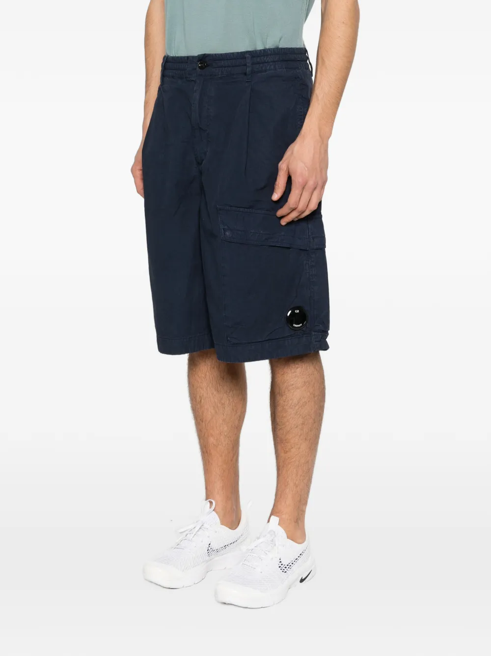 C.P. Company Micro-Reps Lens shorts Blauw