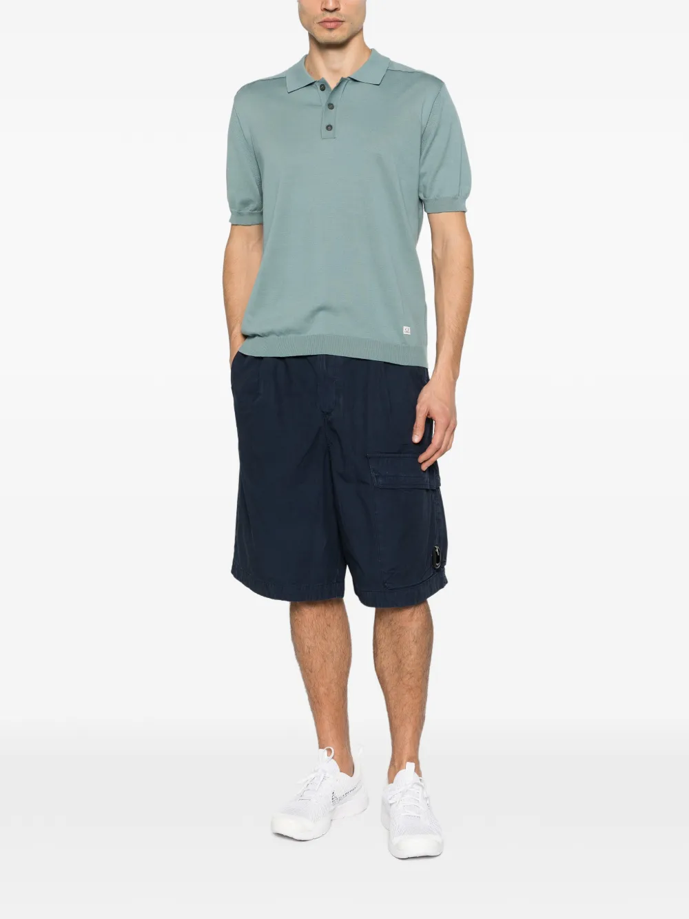 C.P. Company Micro-Reps Lens shorts Blauw