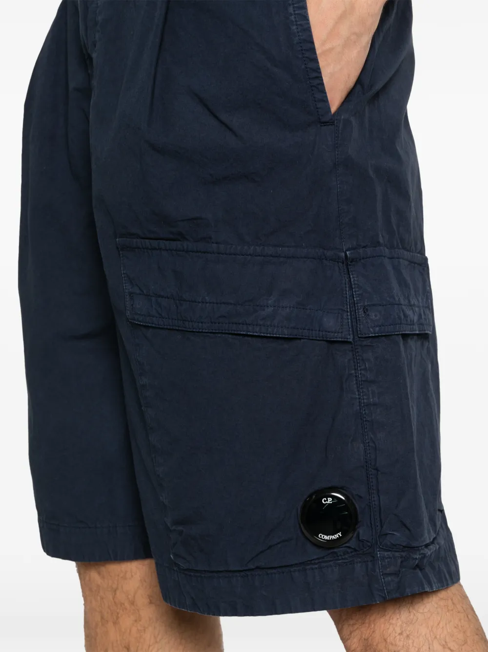 C.P. Company Micro-Reps Lens shorts Blauw