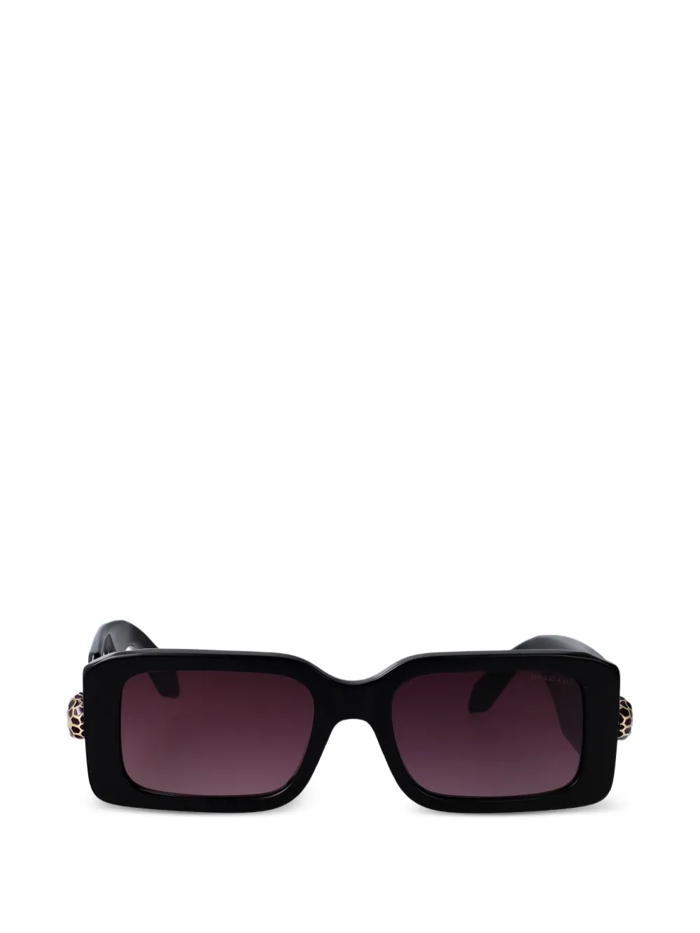 Bvlgari Serpenti Forever rectangle-frame sunglasses - Nero