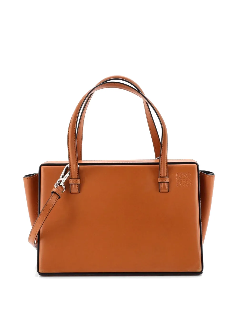 Loewe Pre-Owned Postal Bag Leather Small crossbody bag - Marrone