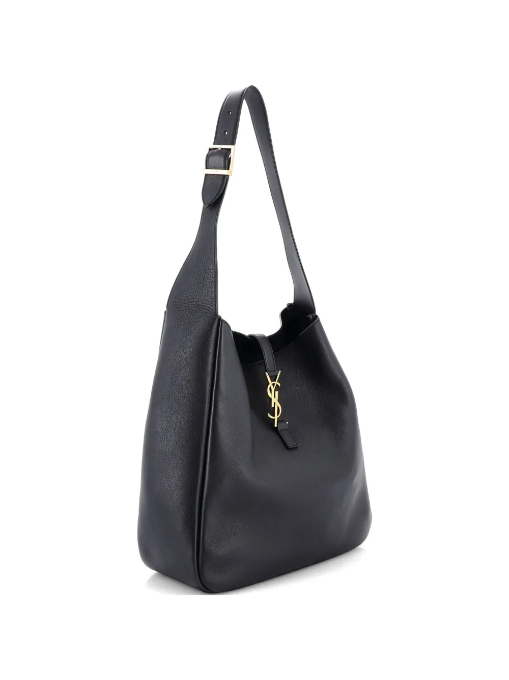 Saint Laurent Pre-Owned Le 5 a 7 Supple Leather Large hobo bag - Nero