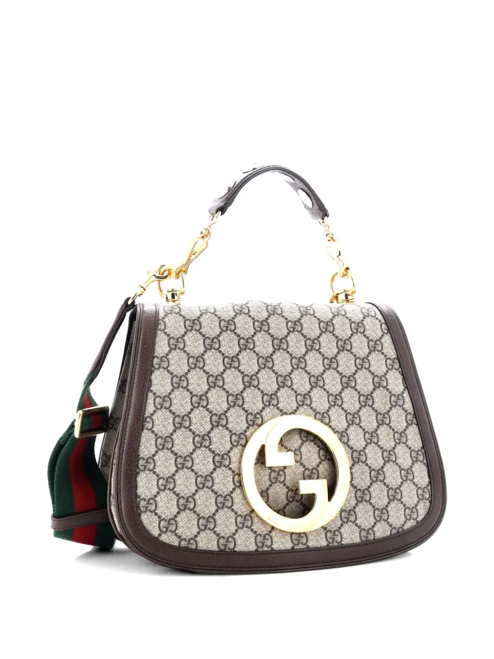 Blondie Nm Top Handle Bag Gg Coated Canvas Medium Satchel