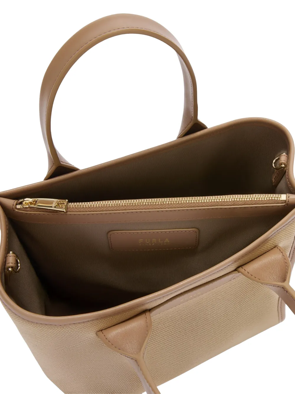 Furla Kleine Divide It shopper Bruin