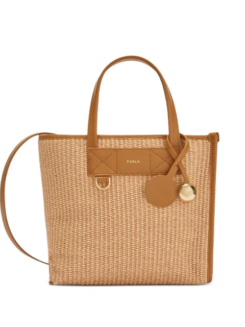 Furla small Divide It interwoven tote bag