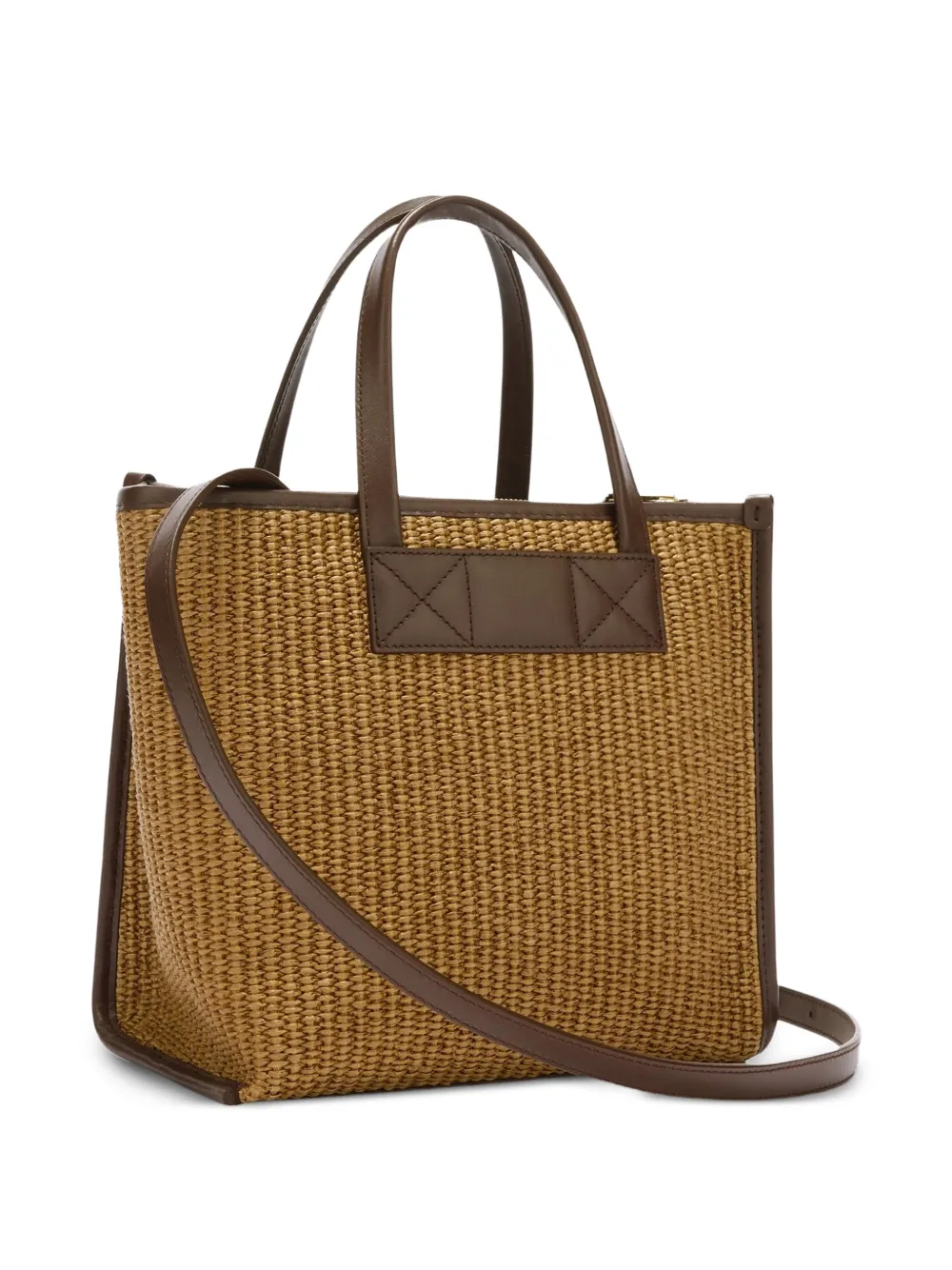  Furla Small Divide It Interwoven Tote Bag - Yellow 