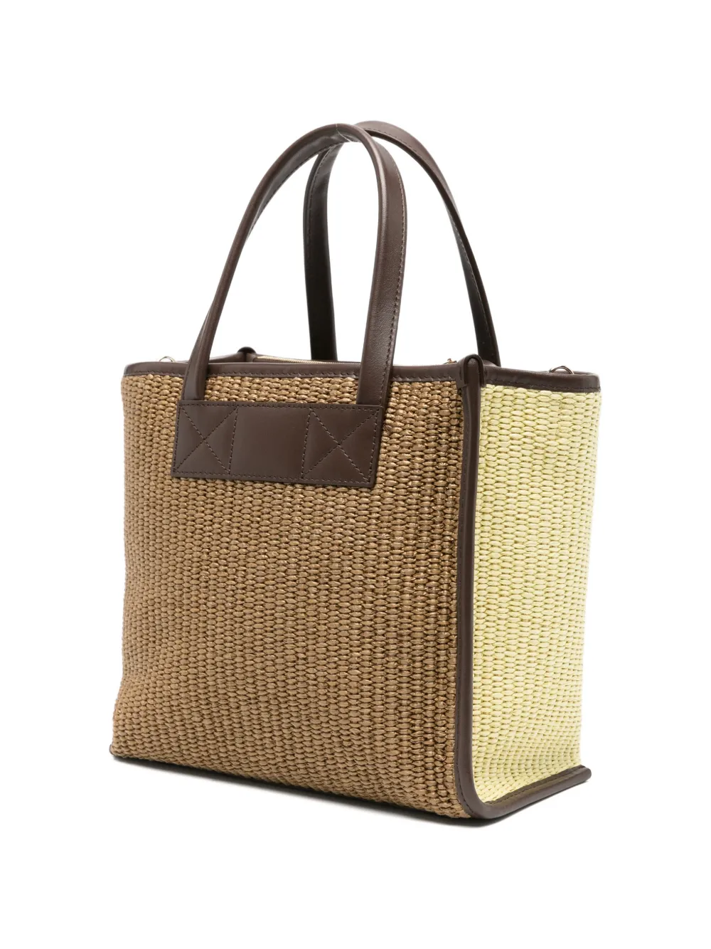 Furla Kleine Divide It geweven shopper Beige