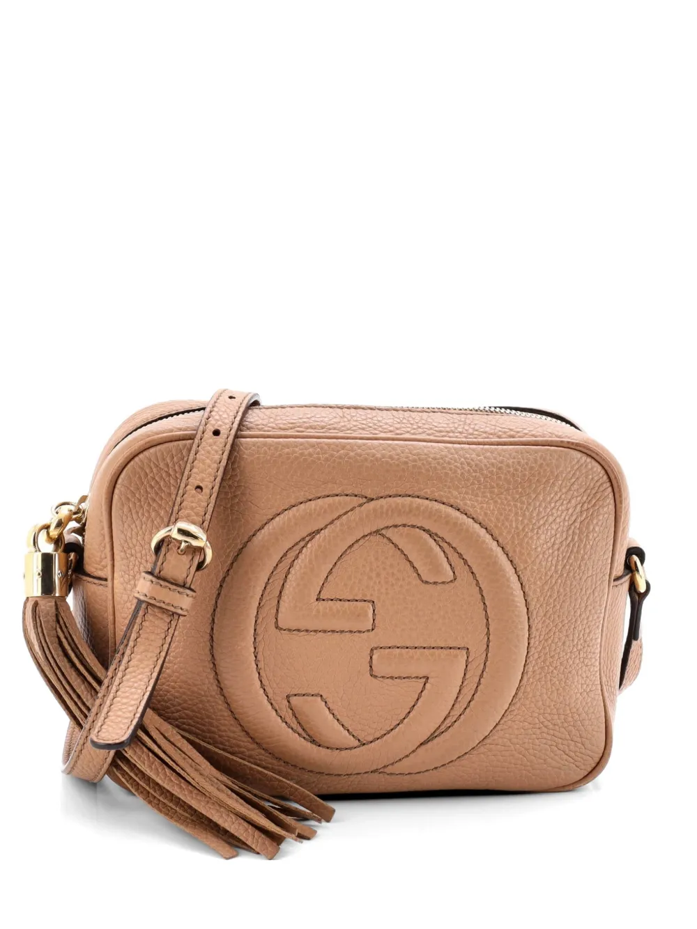 Gucci Pre-Owned Soho Disco Leather Small crossbody bag - Toni neutri
