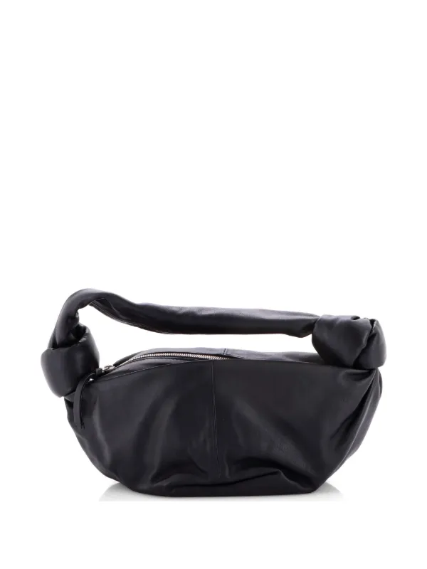 Bottega Veneta Pre-Owned ダブルノット レザー ミニ ホーボーバッグ 