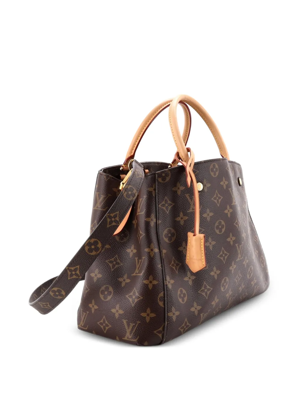 Montaigne Handbag Monogram Canvas Mm Tote Bag