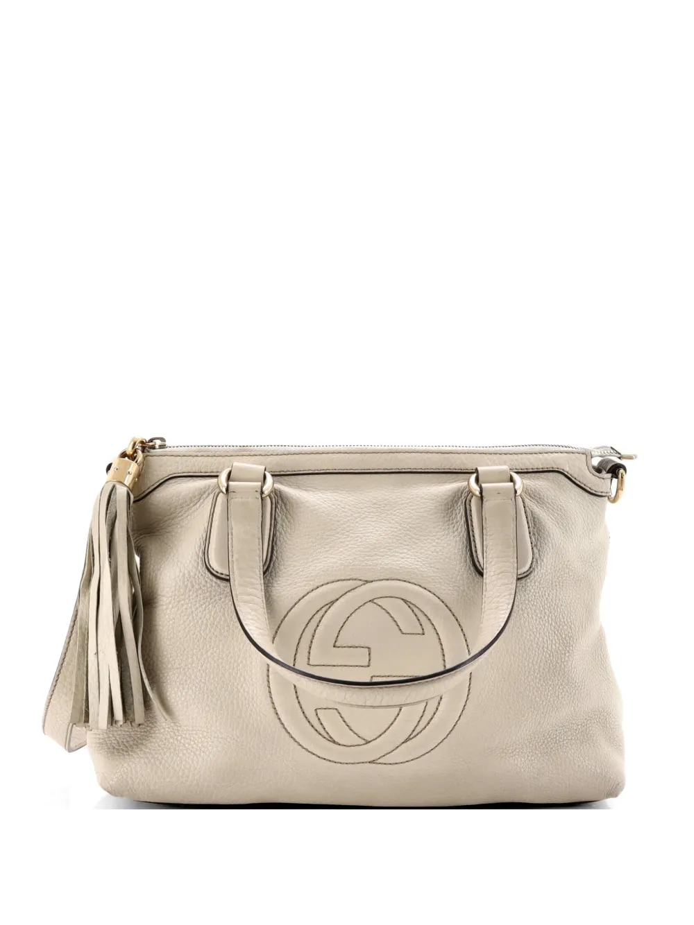 Gucci Pre-Owned Soho Convertible Top Handle Bag Leather Small satchel - Toni neutri