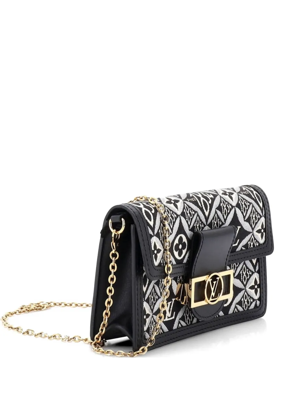 Louis Vuitton Pre-Owned Dauphine Shoulder Bag Limited Edition Since 1854 Monogram Jacquard Mini crossbody bag - Blu