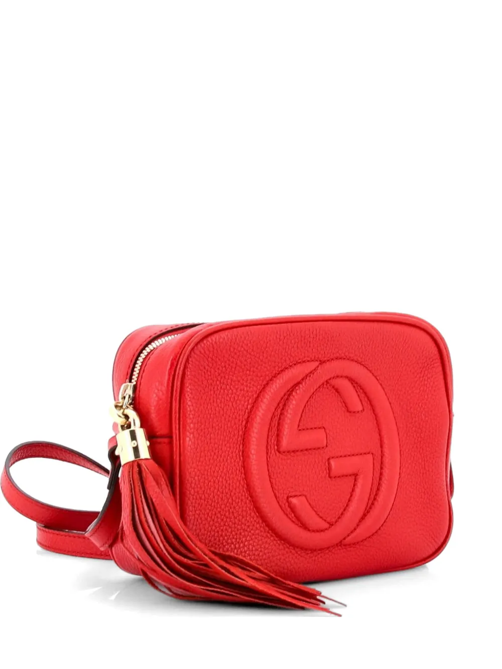 Gucci Pre-Owned Soho Disco Leather Small crossbody bag - Rosso
