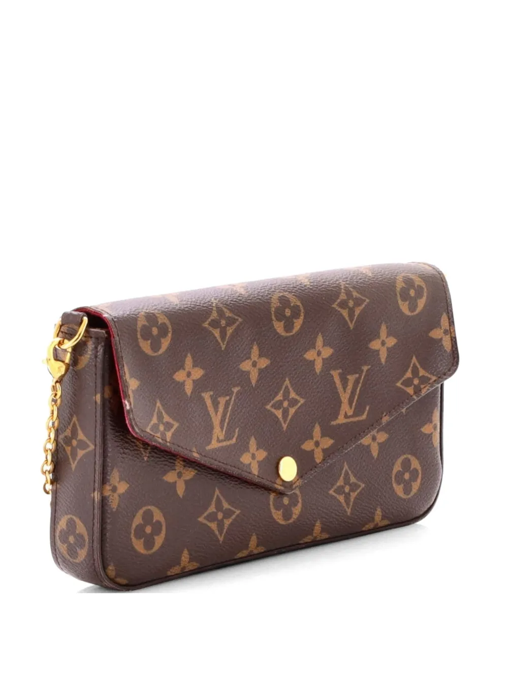 Louis Vuitton Pre-Owned Felicie Pochette Monogram Canvas crossbody bag - Marrone