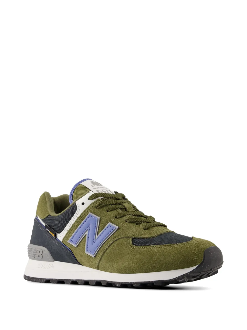 New Balance 574 sneakers met logodetail Groen