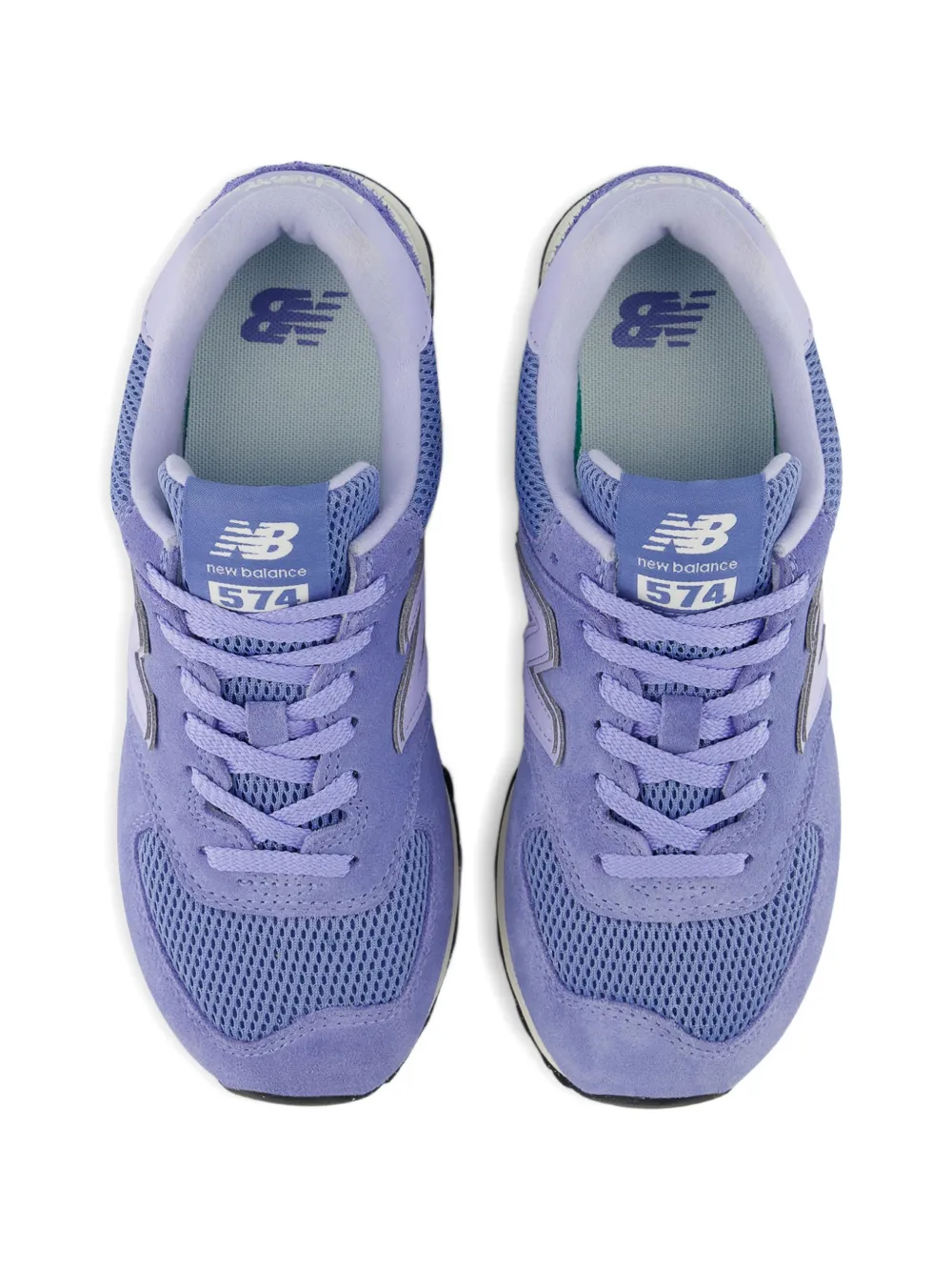 New Balance 574 sneakers met vlakken Blauw