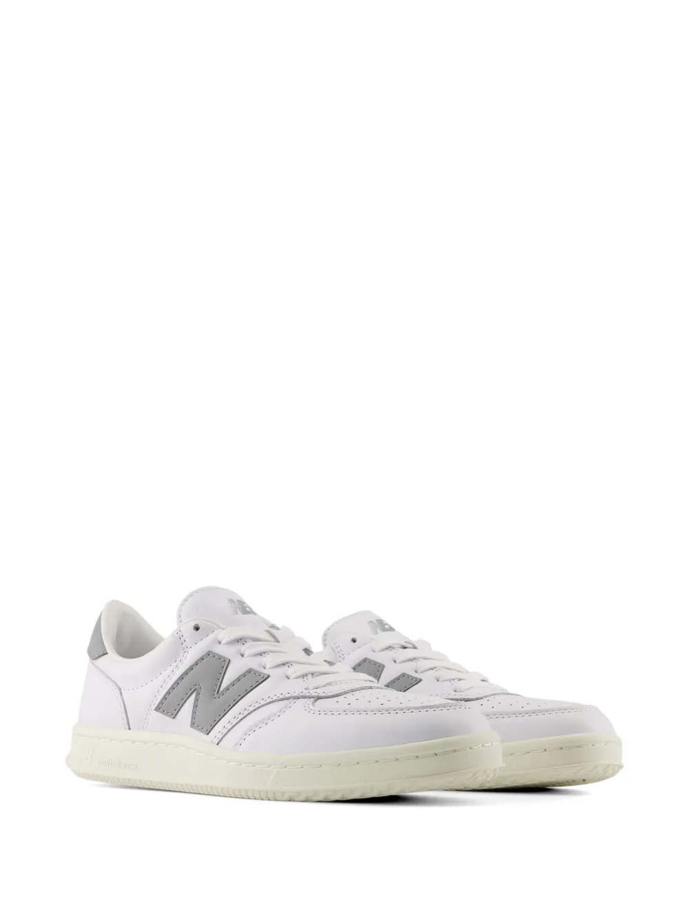 New Balance T500 leren sneakers Wit