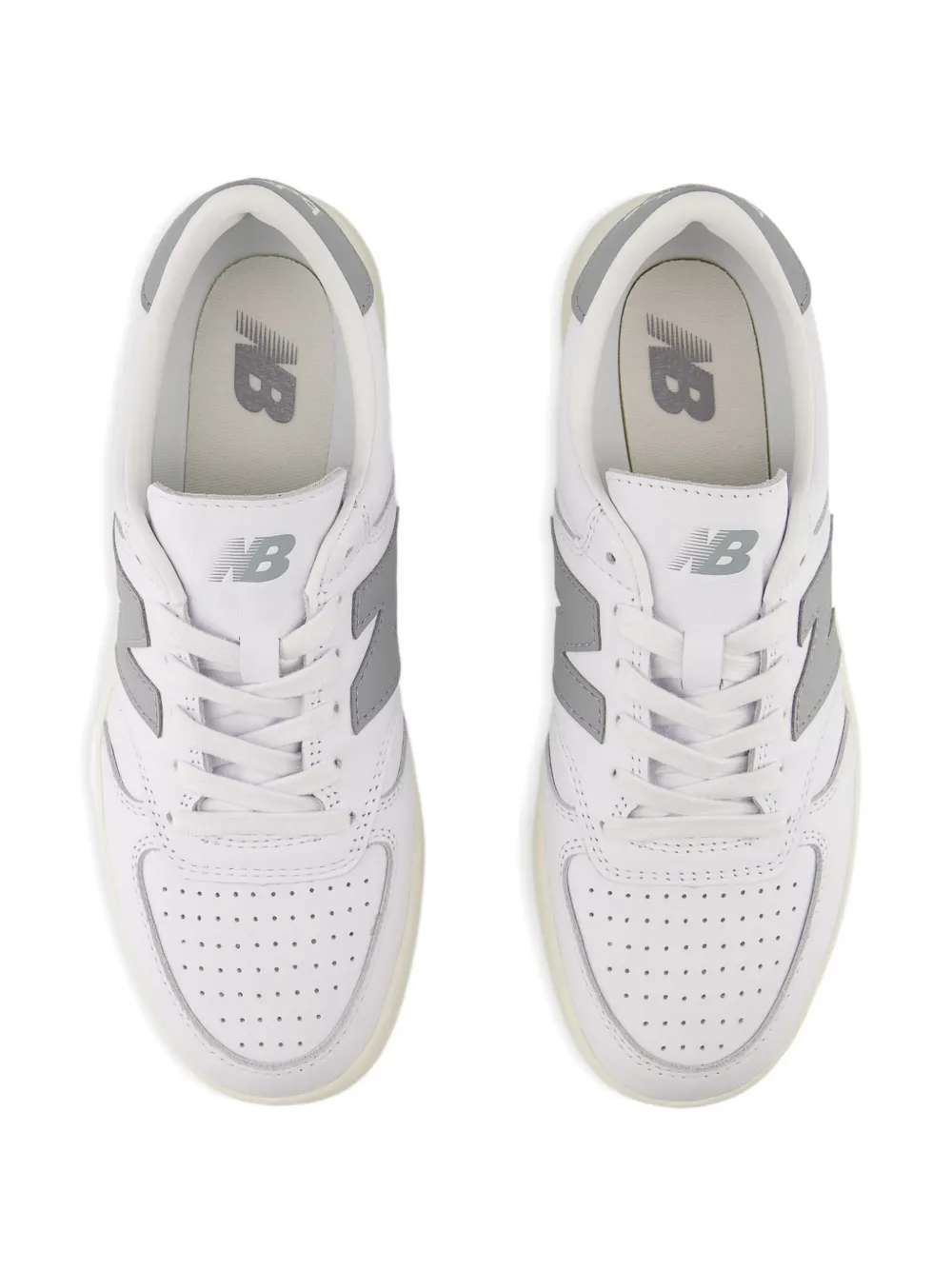 New Balance T500 leren sneakers Wit
