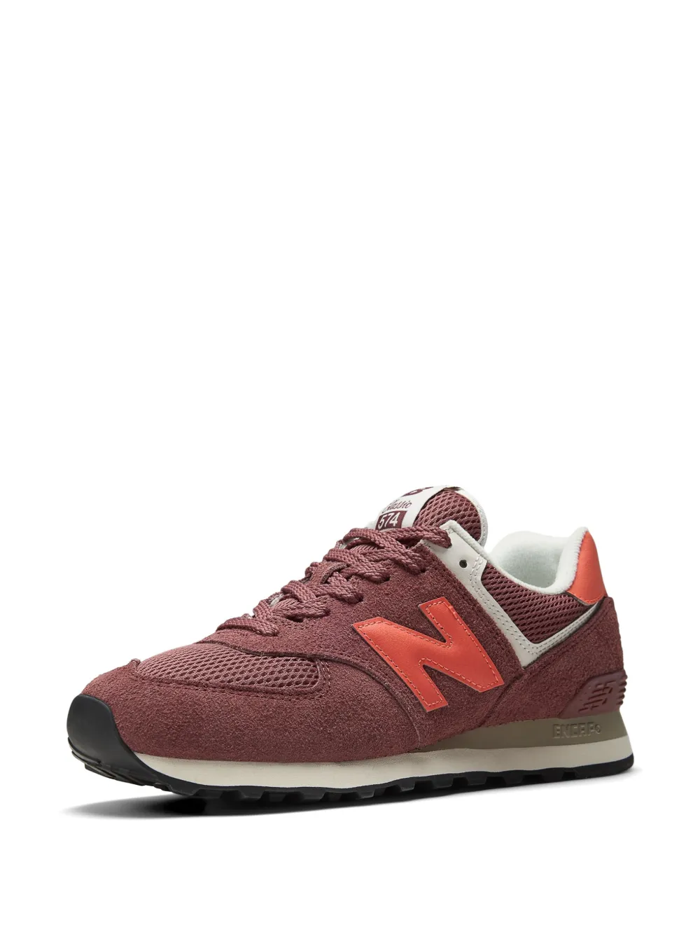 New Balance 574 sneakers met logodetail Rood