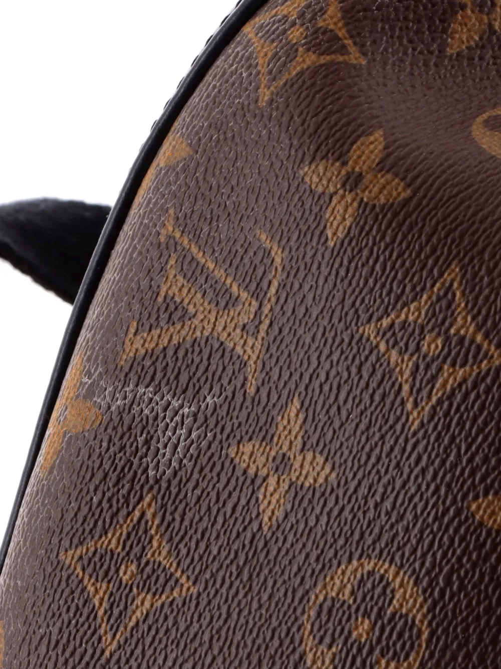 Louis Vuitton Pre-owned Josh Macassar Monogram Canvas Backpack in Brown, view 5