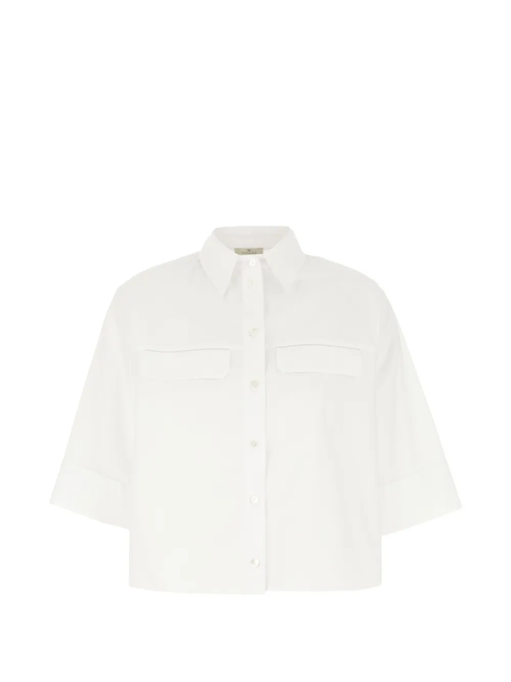 PANICALE buttoned shirt - Bianco