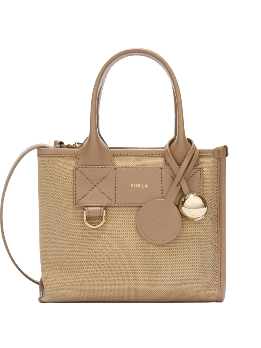 Furla mini Divide It tote bag - Toni neutri