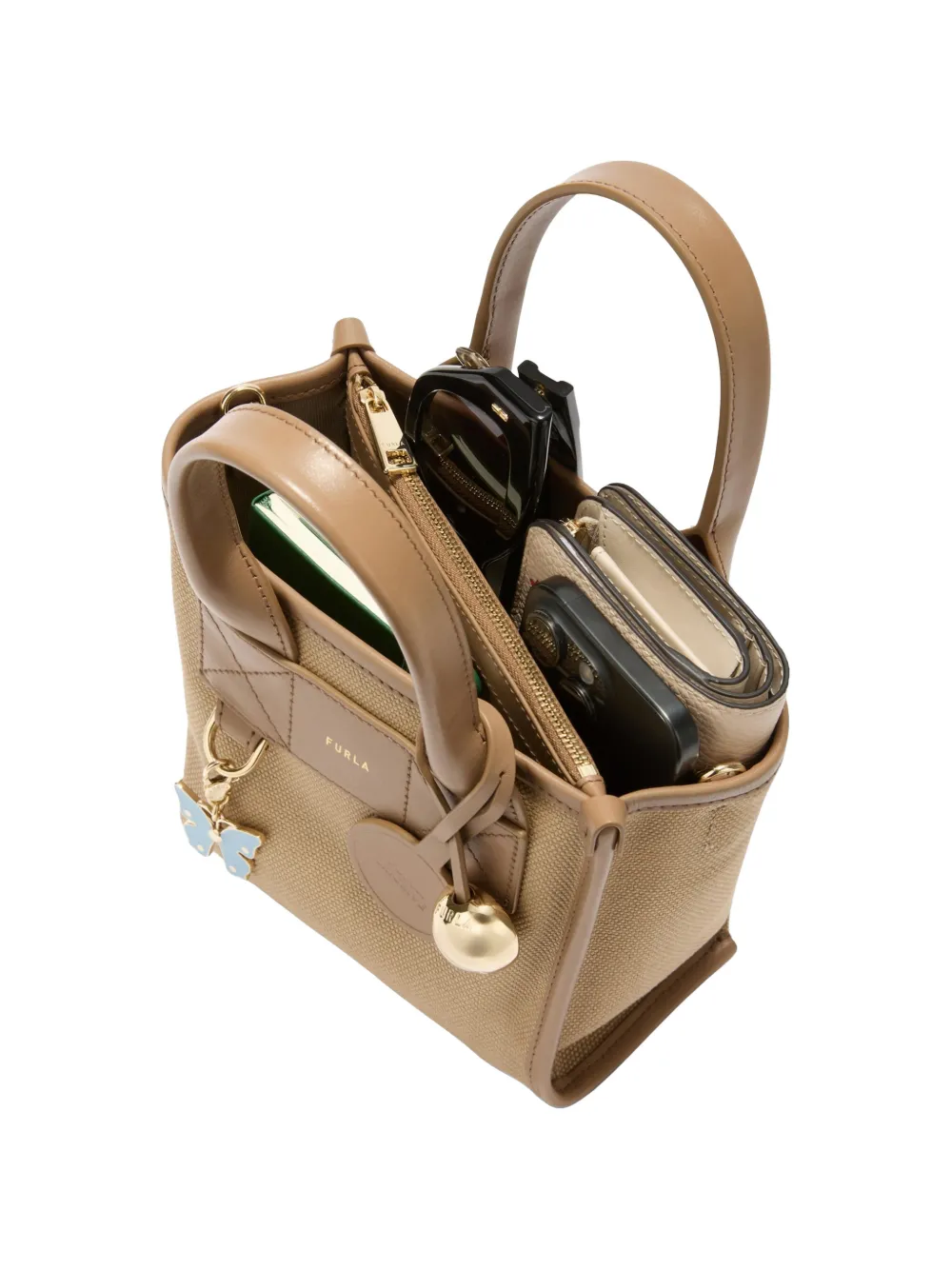 Furla Divide It mini-shopper Bruin