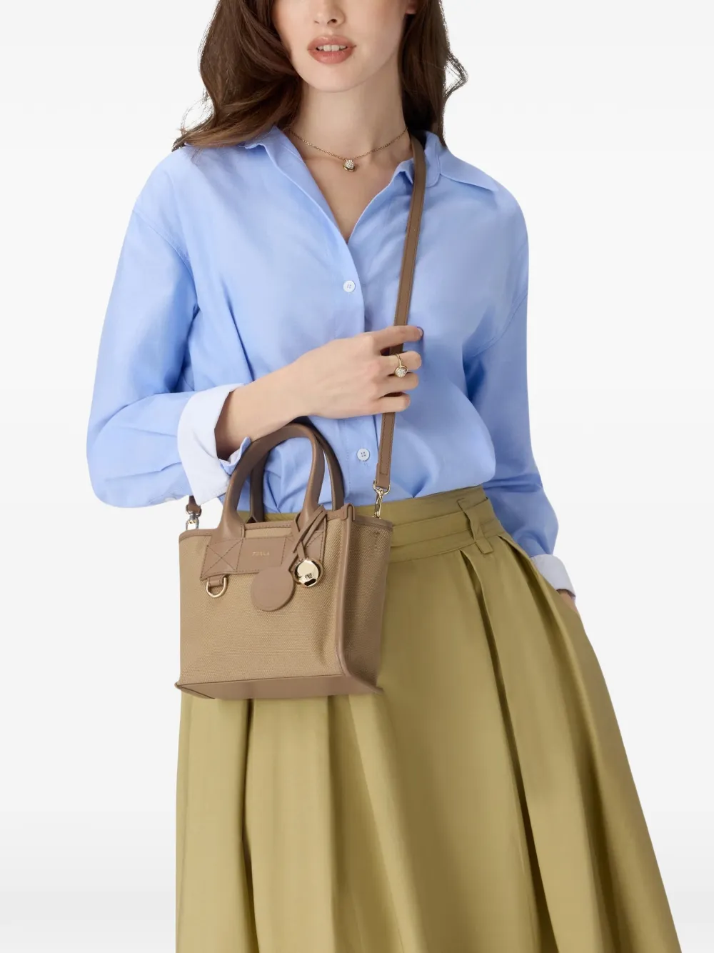 Furla Divide It mini-shopper Bruin