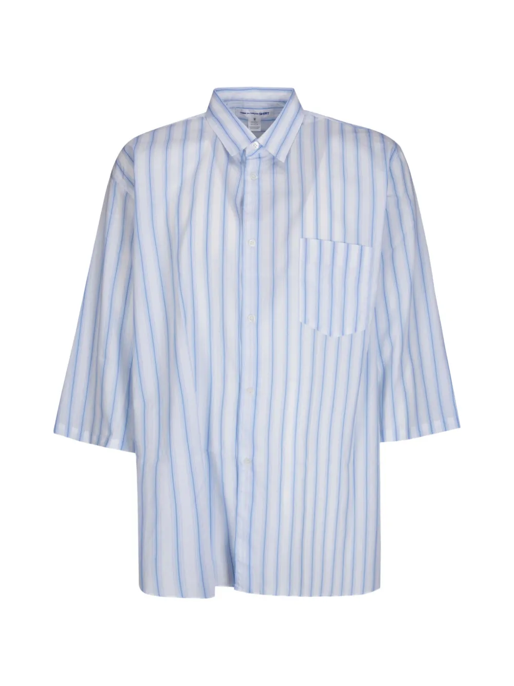 Comme Des Garçons Shirt striped woven shirt - Bianco