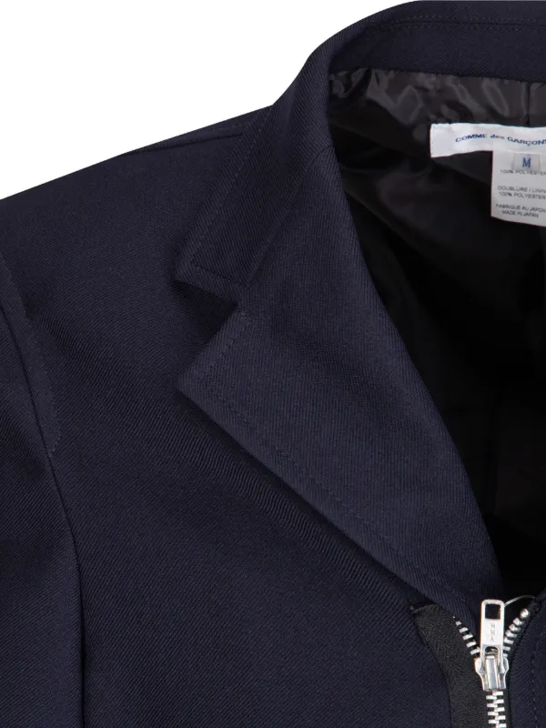 Comme Des Garçons Shirt Zip Jacket | Blue | FARFETCH GE