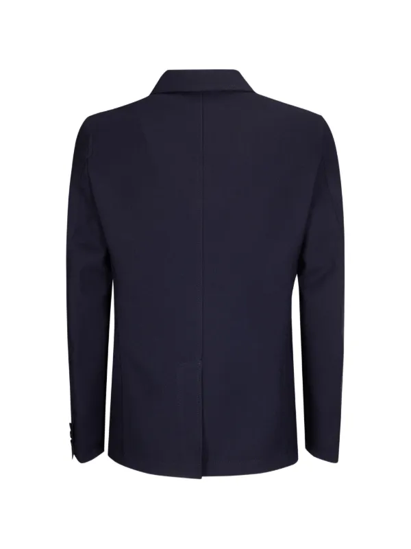 COMME des GARÇONS ネイビージャケット Comme Des Garçons Shirt ジップ ジャケット | ブルー | FARFETCH JP